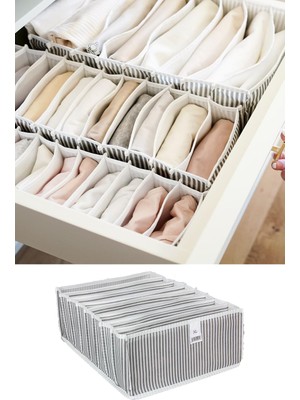1001 Baby Akordiyon Çekmece Düzenleyici (X Large, Gri)