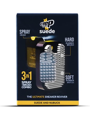 1001 Süet Nubuk Bakım Seti Fırça Sprey, Standart, TYC7F687251B231000, Çok Renkli, Üniseks-Yetişkin