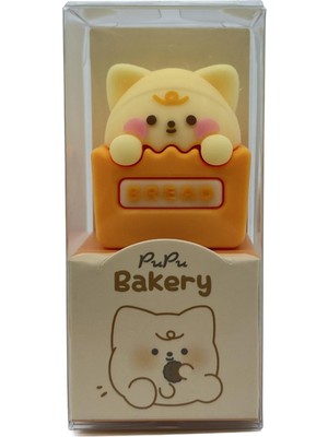 1001 Pupu Bakery 3D Silikon Renkli Kalemtıraş Jiggly Puff