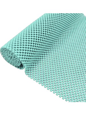 1001 Kaydırmaz Halı Matları, Lateks, Farklı Renkler, 45X90 cm (Açık Turkuaz)