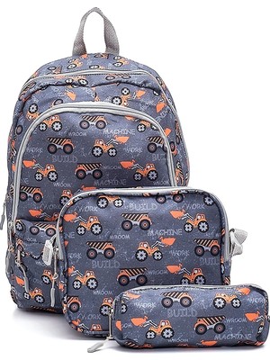 1001 Cambrıdge Polo CLUBPLCAN2079 Erkek Çocuk Sırt Çantası, Desenli, Standart