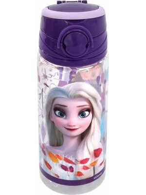 1001 Frozen Plastik Matara 500ML, Çok Renkli, Çocuk Okul Suluk