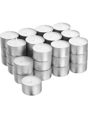 1001 36'lı Set Tealight Mum Glımma 6 (!) Saat Yanma Süresi - Kokusuz - 38 mm Çap - 2 cm Yükseklik