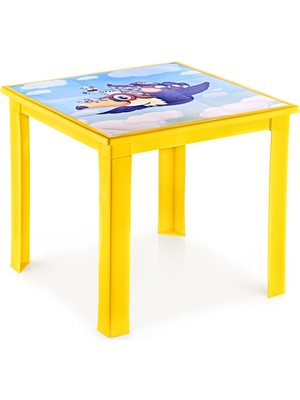 1001 50X50 H:40 Çocuk Masası Anımals-Sarı