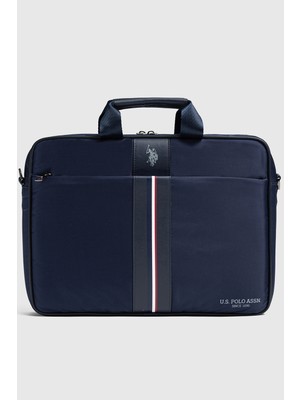 U.s. Polo Assn. Lacivert Laptop Çantası 15.6 Inç Uyumlu Omuz Askılı Evrak ve Bilgisayar Çantası 26058