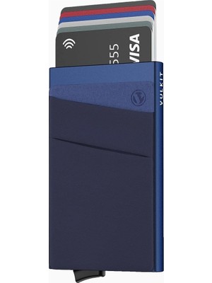 Vulkit Rfıd Korumalı Alüminyum Erkek Kartlık Cüzdan