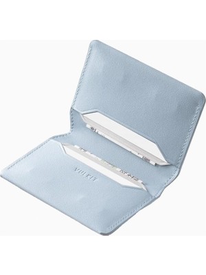 Vulkit Rfıd Korumalı Ince Deri Mıknatıslı Unisex Kartlık Cüzdan