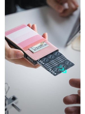 Vulkit Rfıd Korumalı Manyetik Pop-Up Unisex Kartlık Cüzdan