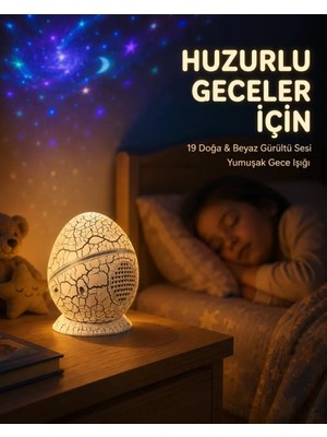 Nemere Ithalat 14 Renkli Nebula Yıldız Projektör + Müzik + Gürültü Cihazı + Zamanlayıcılı