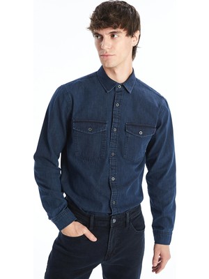 Lc Waikiki Yeni Sezon Regular Fit Uzun Kollu Erkek Jean Gömlek