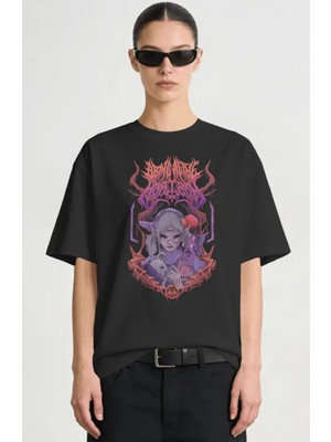 Sevbano Bring Me The Horizon Rock Metal Müzik Grubu Baskılı Unisex Oversize Premium Tişört
