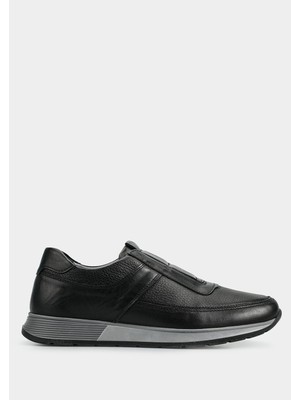 ProvoQ Siyah Deri Erkek Sneaker