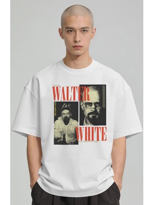 Sevbano Breaking Bad Walter White Dizi Baskılı Unisex Oversize Premium Tişört