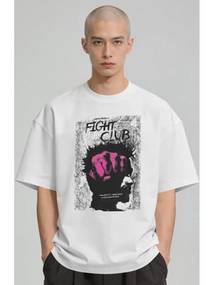 Sevbano Fight Club Tyler Durden Film Baskılı Unisex Oversize Premium Tişört