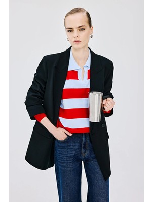 DeFacto Oversıze Ceket Yaka Astarlı Blazer CEKET C2457AX26AU