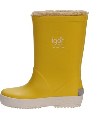 Igor Splash Nautico Borreguito Yağmur Çizmesi PVC Malzeme ile Kız Çocuklar için Kısa Topuklu W10207-IGR008