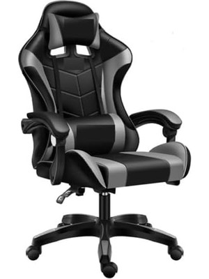 Havana Gri Desen Oyuncu Koltuğu Rampage Çok Fonksiyonlu Oyun Sandalyesi Pu Deri Koltuk Ergonomik B