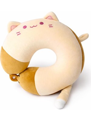 Kuyruklu Kedi Memory Foam Boyun Yastığı