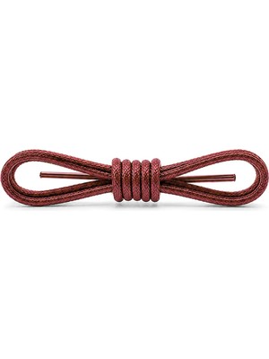 Hapshoe 70 cm Bordo Mumlu Klasik Ayakkabı Bağcığı