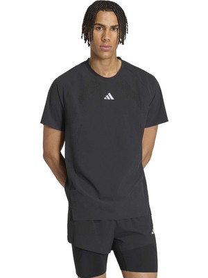 Adidas Hybo T M Black Erkek Siyah Koşu Tişört