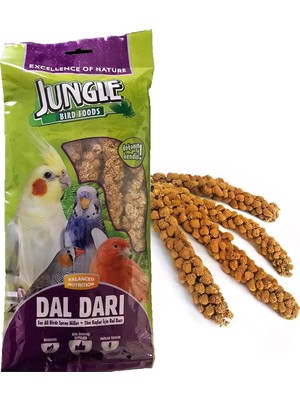 Jungle Kuşlar Için Doğal Dal Darı 5'li Paket