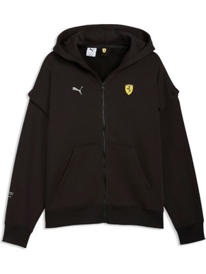 Puma Erkek Siyah Puma Ferrari Premium O Hd Swt Jkt Siyah Erkek Hoodie