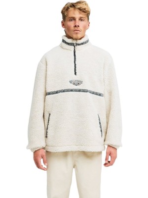 Billabong Tombstone Half Zip Erkek Krem Polar