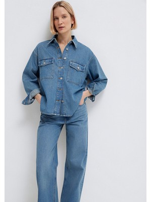 Mavi Bekka Classic Denim Indigo Mavisi Jean Gömlek 1211000-89250