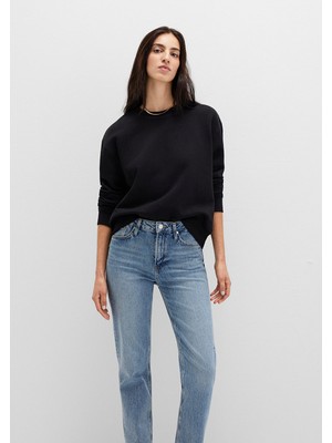 Mavi Bisiklet Yaka siyah Sweatshirt 1S10390-900