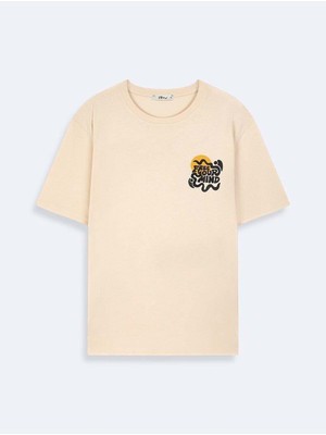 Ltb LEBOSA Erkek Sıfır Yaka Kısa Kol T-Shirt 1225842896089