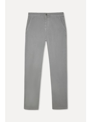 Mudo Erkek Gri Straight Fit Pantolon
