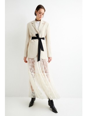 Koton Blazer Ceket Fleto Cepli