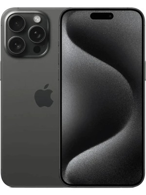 Apple Yenilenmiş iPhone 15 Pro 256 GB - Siyah Titanyum - A Kalite