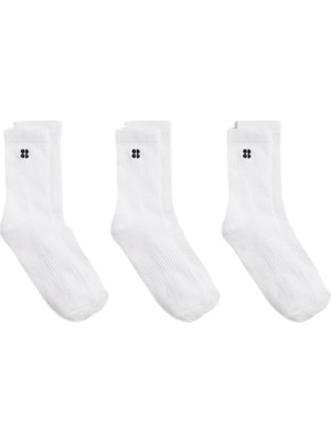 Sweaty Betty Essentials Crew 3 Pack Kadın Çorap