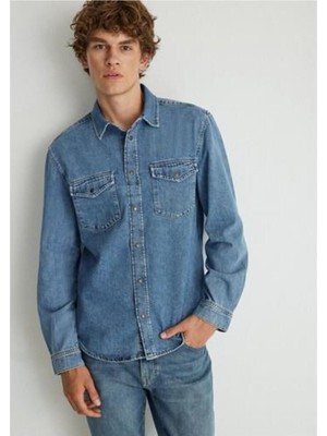 Mavi Ted Indigo Mavisi Jean Gömlek 0210909-87933