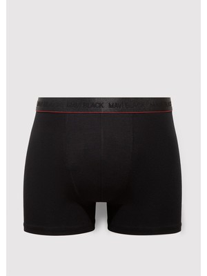 Mavi Siyah Basic Boxer 0912178-900