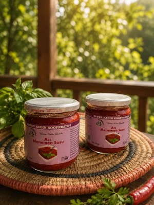 Defne Kadın Kooperatifi Menemen Sosu 360 GR (Acı)