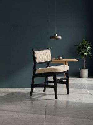 Gazzini Furniture Nero Masif Ahşap Sandalye