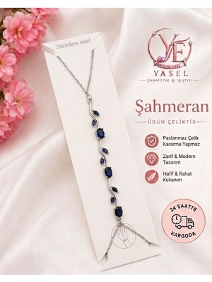 Yasel Takı & Çanta Tulip Model Kesim Taşlı Şahmeran