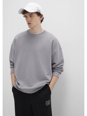 Mavi Bisiklet Yaka Gri Sweatshirt 0S10404-70076