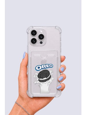 Ankaverse iPhone 16 Pro Max Kartlıklı Oreo Desenli Kılıf