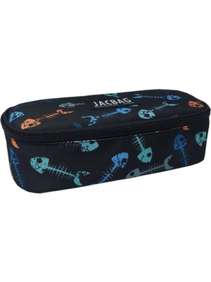 Mikasso Oval Kalem Kutusu Xl Tekstil Çok Renkli