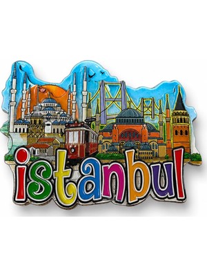 Xtrike Me Istanbul Temalı Silikon Buzdolapı Süsü Magnet ALK5944