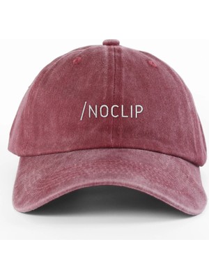 PataCute /noclıp Bordo Yıkamalı Şapka