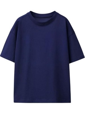Dereff Basic T-Shirt (Lacivert) 5-6 Yaş