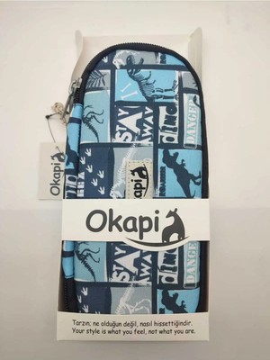 Mikasso (OKP-121/AS) Kalem Çantası Desen 14 Tekstil Çok Renkli