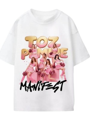 Dereff Manifest T-Shirt (Toz Pembe) 9-10 Yaş