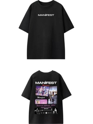 Dereff Manifest T-Shirt (Siyah) 7-8 Yaş