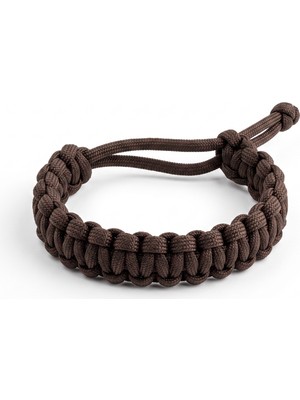 Paracord Bileklik Siyah El Yapımı Outdoor Survival Kamp Bilekliği