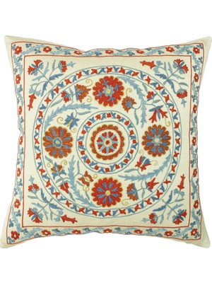 Soho Antiq Krista Ipek Suzani Kırlent 50X50 cm